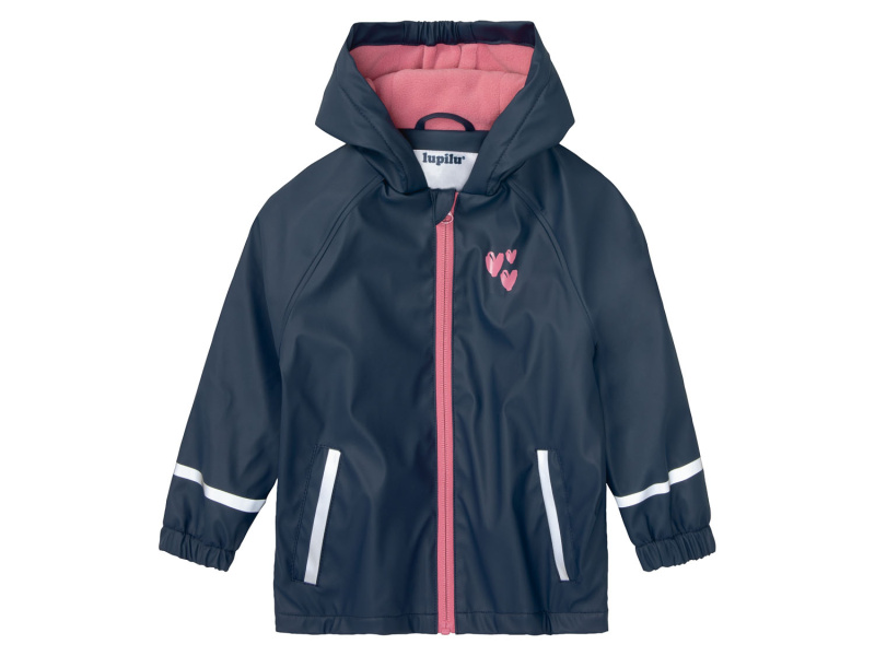 lupilu® Dívčí nepromokavá bunda s podšívkou (navy modrá, 86/92)