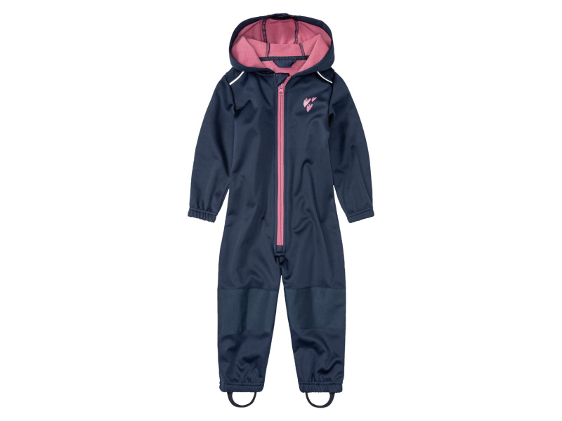 lupilu® Dívčí softshellový overal s podšívkou (86/92, navy modrá)
