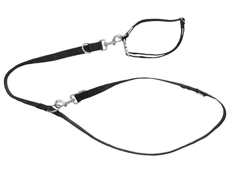 zoofari® Sada obojku a vodítka pro psy (S, černá)