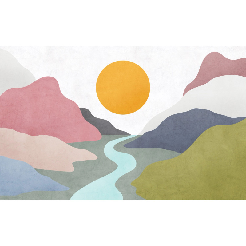 Komar Vliesová fototapeta Velvety Valley 400 x 250 cm