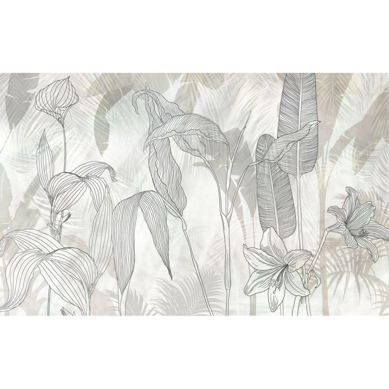 Komar Vliesová fototapeta Lined Lilies 400 x 250 cm