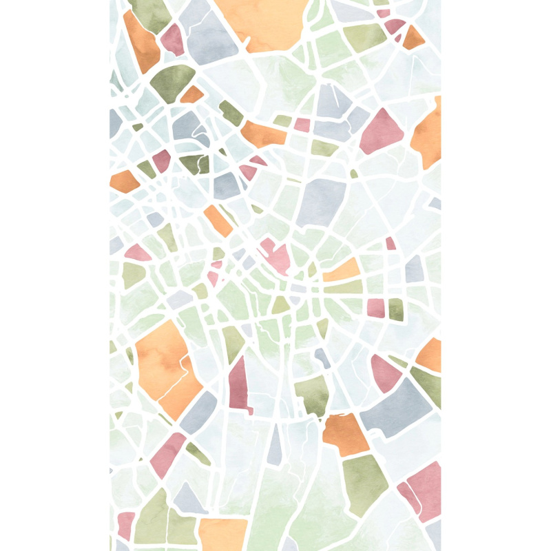 Komar Vliesová fototapeta City Map 150 x 250 cm