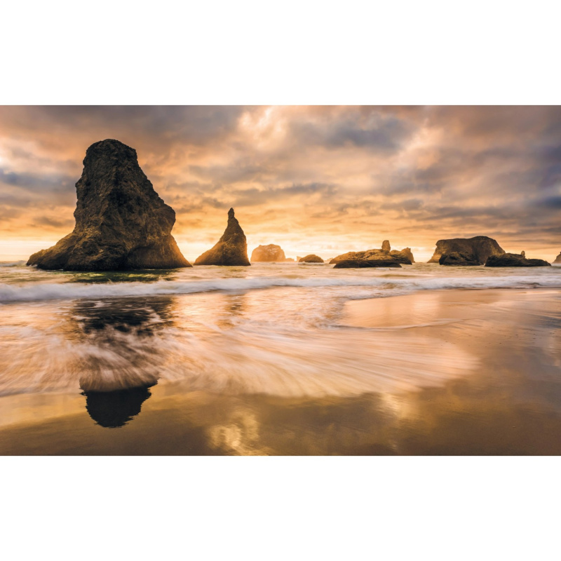 Komar Vliesová fototapeta Golden Stacks 400 x 250 cm