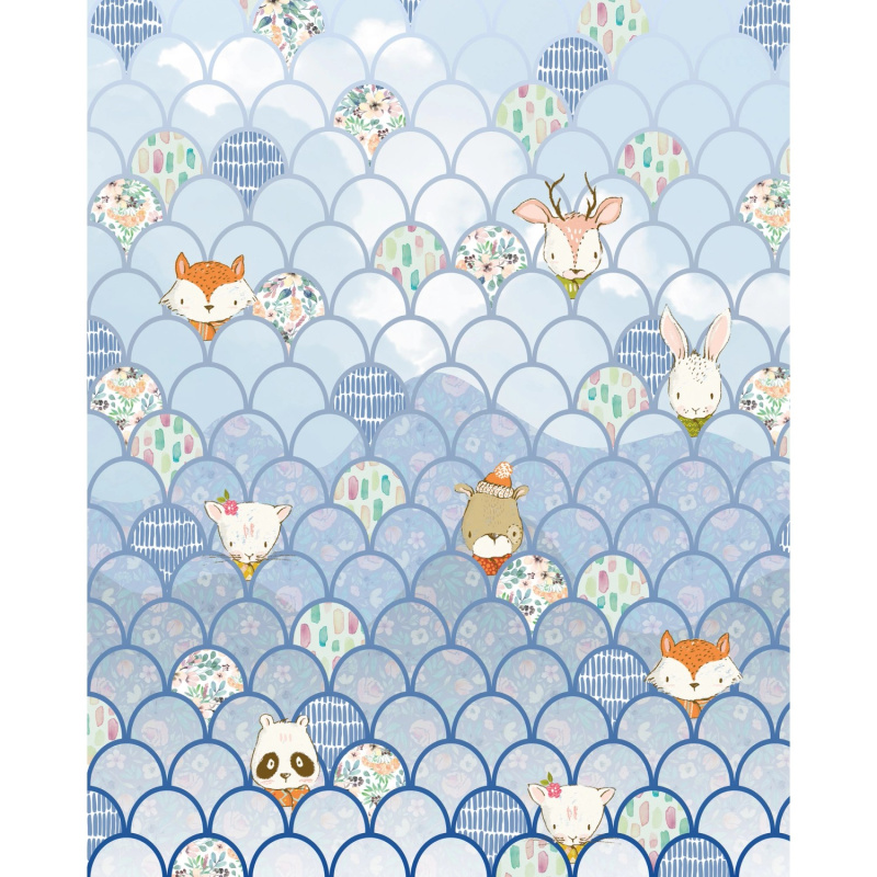 Komar Vliesová fototapeta Shelly Bluewave 200 x 250 cm