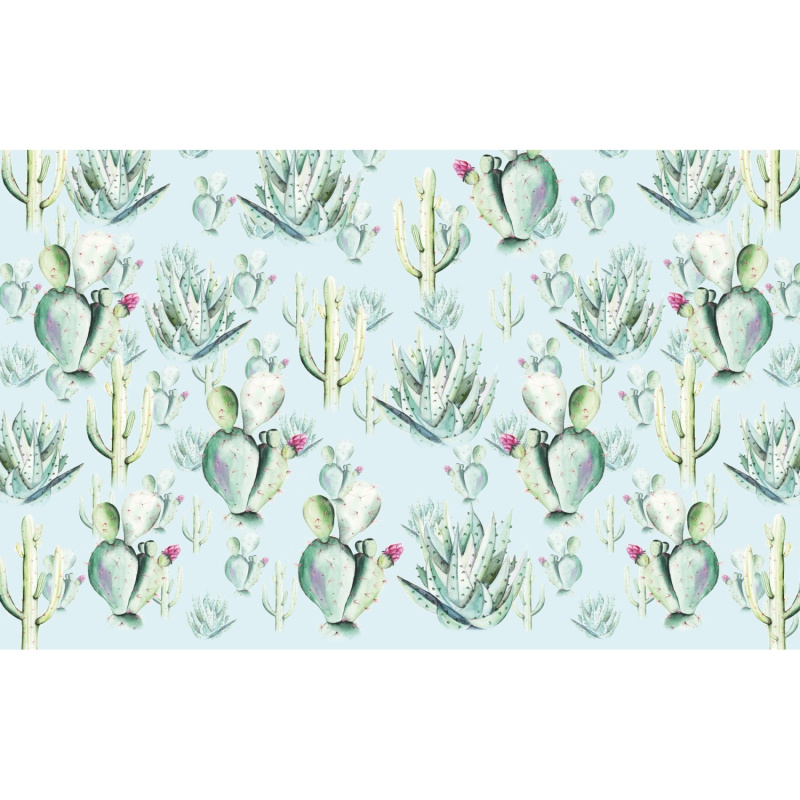 Komar Vliesová fototapeta Cactus Blue 400 x 250 cm