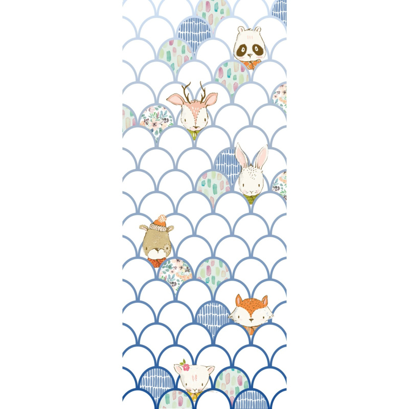 Komar Vliesová fototapeta Shelly White 100 x 250 cm