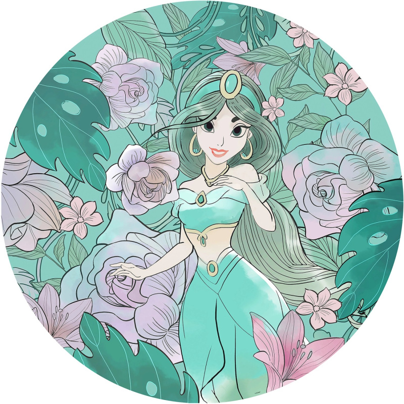 Komar Samolepicí vliesová fototapeta Dot Jasmin Elegant Mint pr. 125 cm