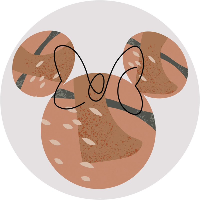 Komar Samolepicí vliesová fototapeta Dot Minnie Terra pr. 125 cm