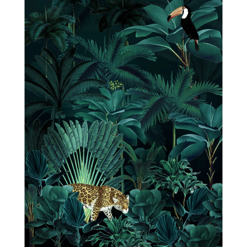 Komar Vliesová fototapeta Jungle Night 200 x 250 cm