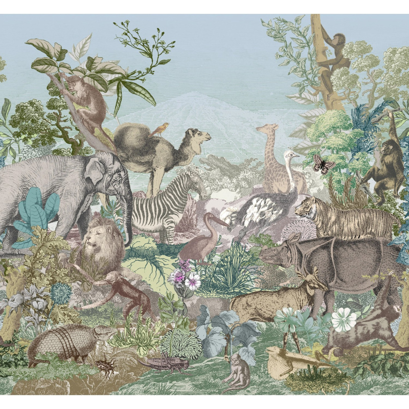 Komar Vliesová fototapeta Creative Zoo 300 x 250 cm