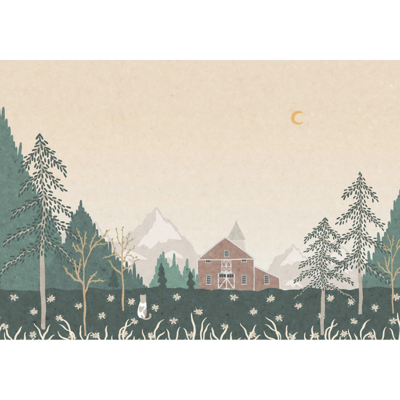 Komar Vliesová fototapeta Little Farm 400 x 280 cm