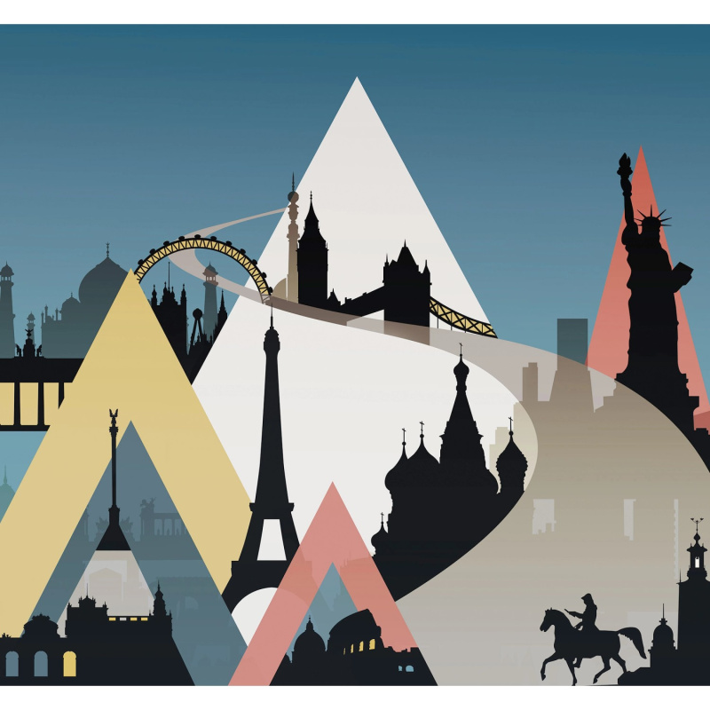 Komar Vliesová fototapeta Sightseeing 300 x 280 cm