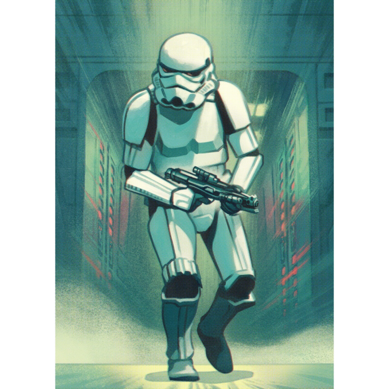 Komar Vliesová fototapeta Mandalorian Stormtrooper Print 200 x 280 cm
