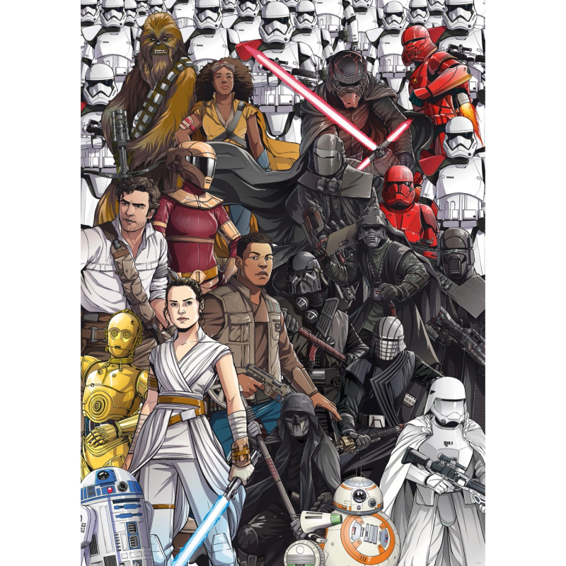 Komar Vliesová fototapeta Star Wars Retro Cartoon 200 x 280 cm
