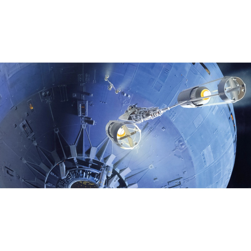 Komar Vliesová fototapeta Star Wars Classic RMQ Death Star Assault 500 x 250 cm