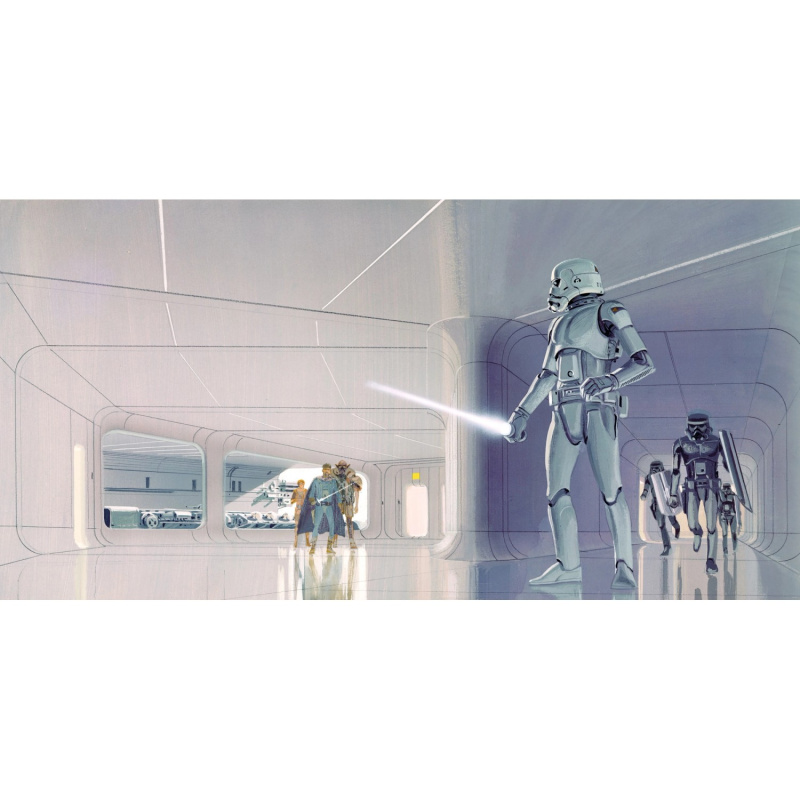 Komar Vlies.fototapeta Star Wars Classic RMQ Stormtrooper Hallway 500 x 250 cm