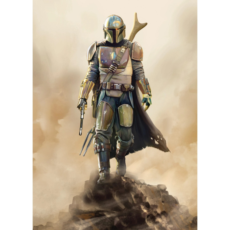 Komar Vliesová fototapeta Star Wars The Mandalorian The Hunter 200 x 280 cm