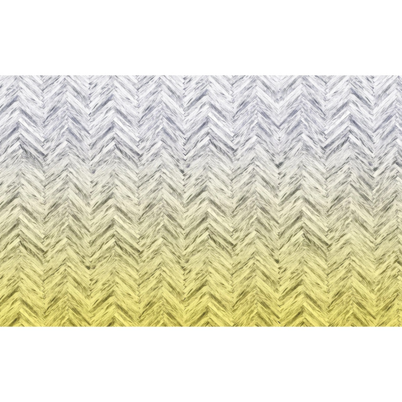 Komar Vliesová fototapeta Herringbone Yellow 400 x 250 cm