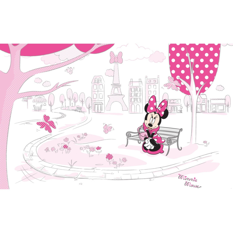 Komar Vliesová fototapeta Minnie in Paris 400 x 250 cm