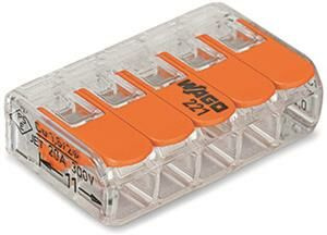 Svorka flexi 5x4, WAGO 221-415