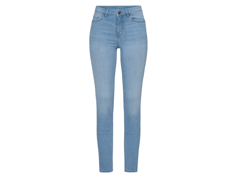 esmara® Dámské džíny "Super Skinny Fit", push-up efekt (40, světle modrá)