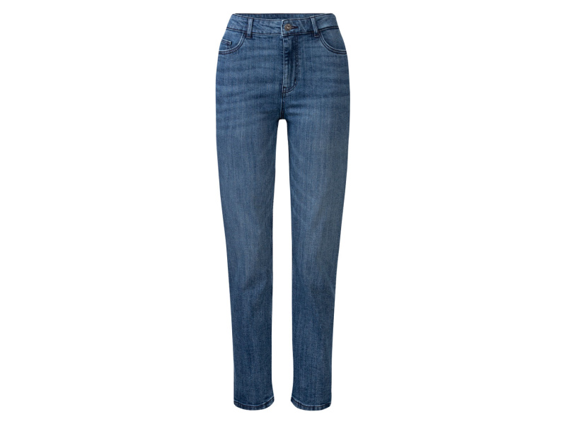 esmara® Dámské džíny „Straight Fit", 3 délky (40, dlouhé, tmavě modrá)