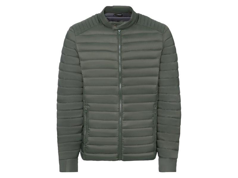 Livergy® Pánská prošívaná bunda (olivová, L (52-54))