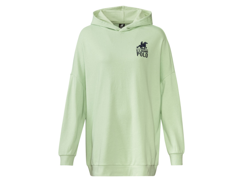 esmara® U.s. Grand Polo Dámské mikinové šaty (M (40/42), zelená)
