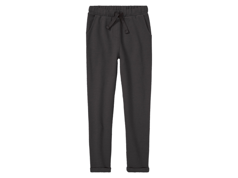 pepperts!® Dívčí tepláky (134/140, černá)