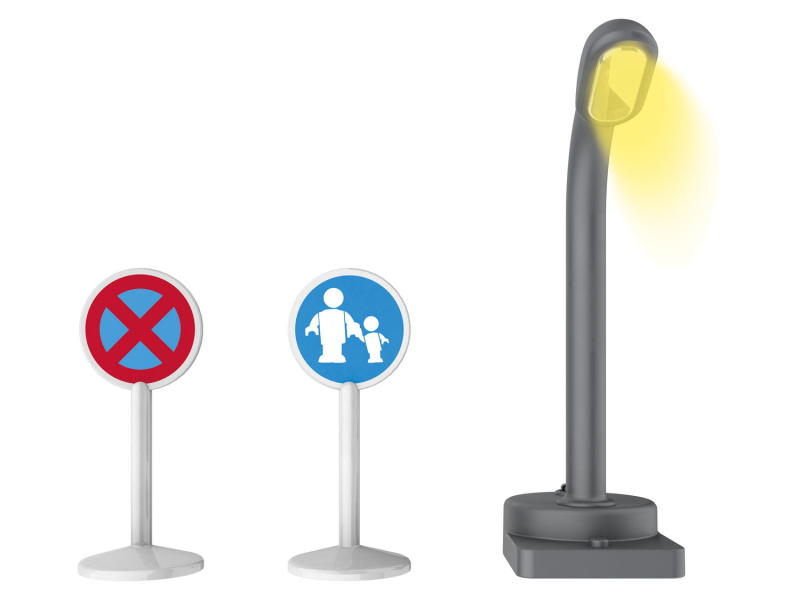 Playtive Doplňky k železnici / autodráze (pouliční lampa)