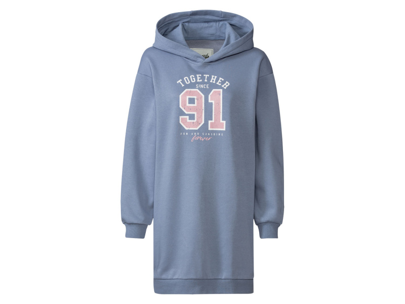 esmara® Dámské mikinové šaty (S (36/38), modrá)