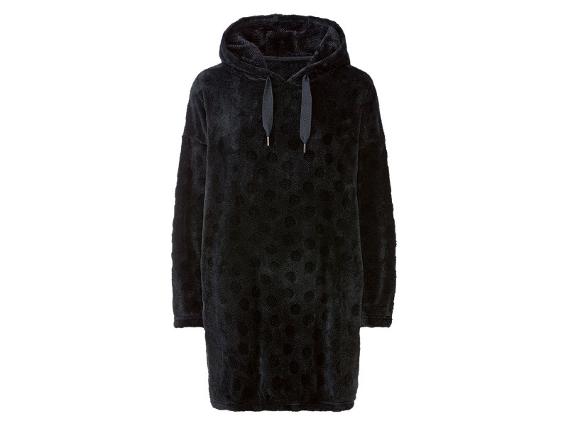 esmara® Dámské plyšové šaty (XS (32/34), černá)
