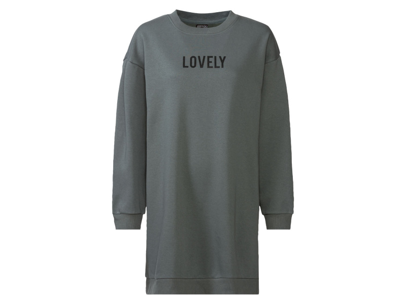 esmara® Dámské mikinové šaty (XS (32/34), zelená)