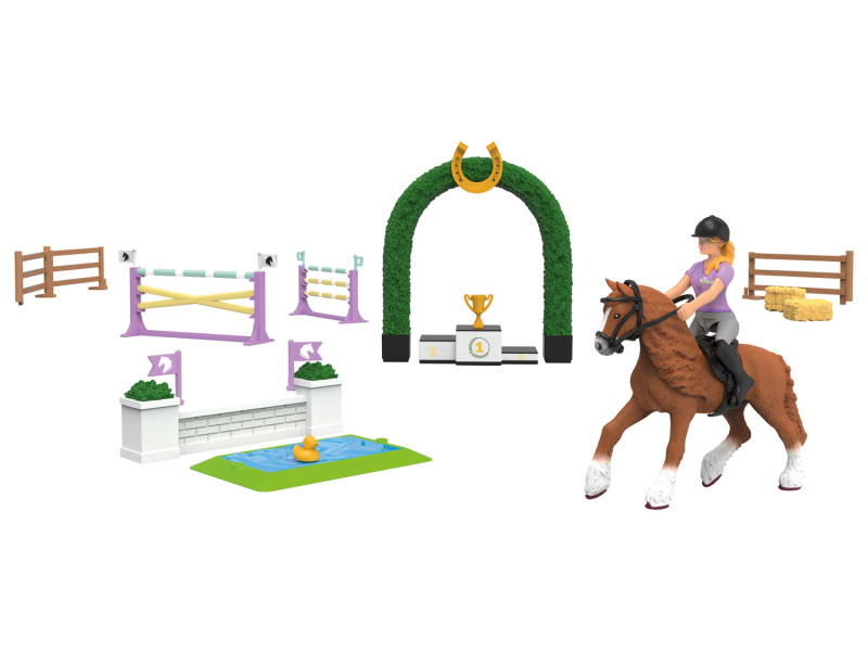 Playtive Stánek na farmářském trhu / Turnaj v parkurovém skákání (turnaj v parkurovém skákání)