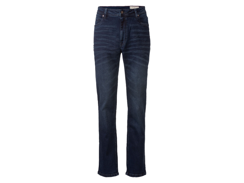 Livergy® Pánské džíny "Straight Fit" (46 (30/32), tmavě modrá)