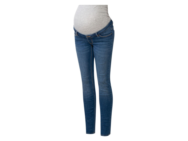 esmara® Dámské těhotenské džíny „Skinny Fit" (34, modrý denim)