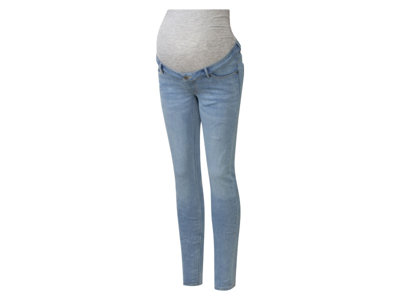 esmara® Dámské těhotenské džíny „Skinny Fit" (42, světle modrá denim)