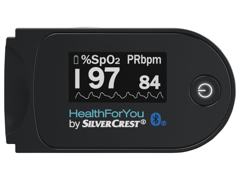 Silvercrest® Personal Care Pulzní oxymetr s Bluetooth® SPO 55