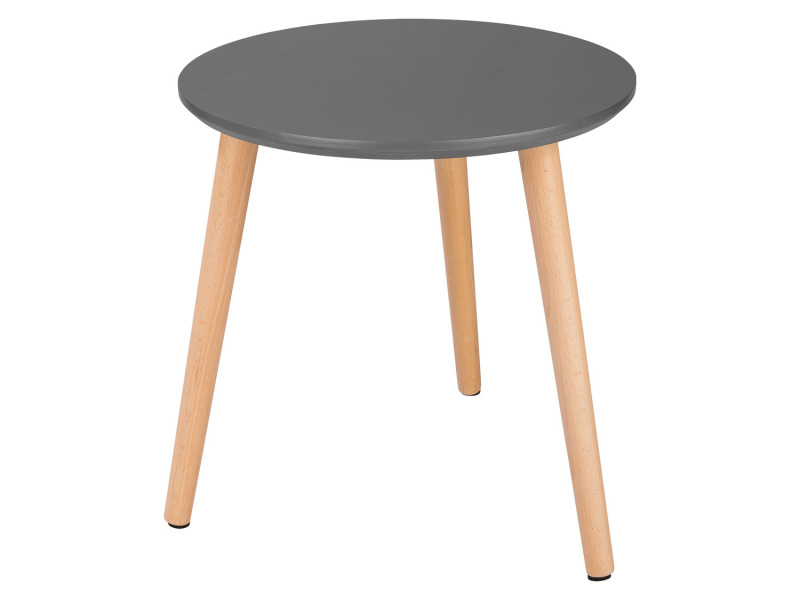 Livarno home Stolek, Ø 40 cm (antracitová)