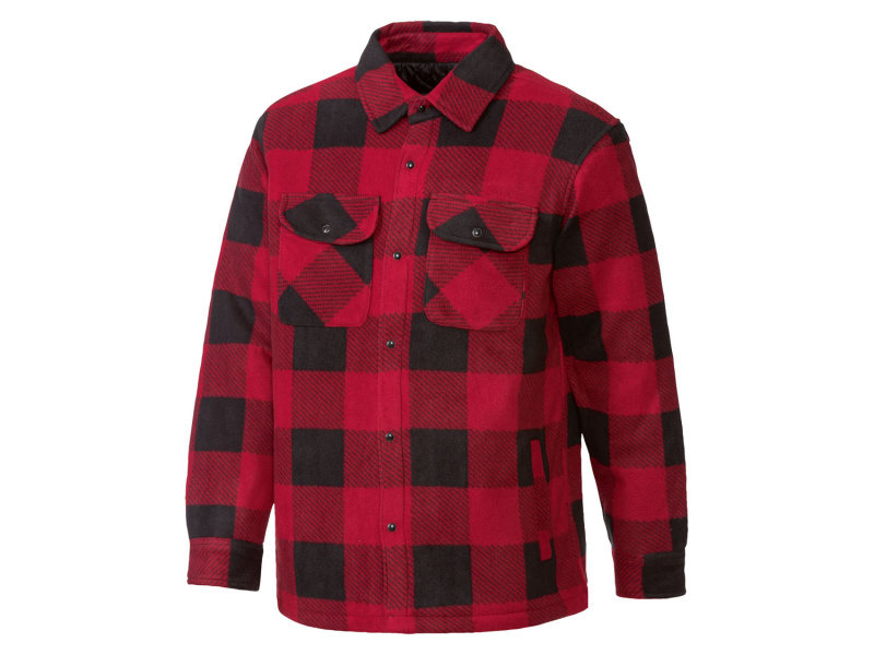 Parkside® Pánský flanelový overshirt (S (44/46), červená)