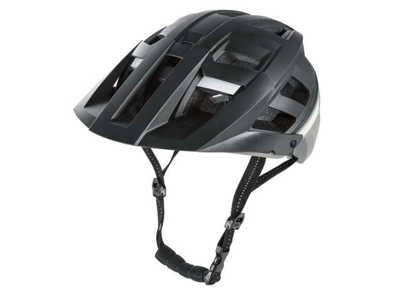 Crivit Cyklistická helma Freeride (S/M, černá/šedá)