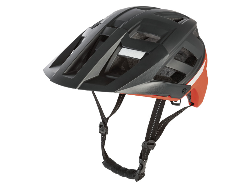 Crivit Cyklistická helma Freeride (M/L, černá/oranžová)