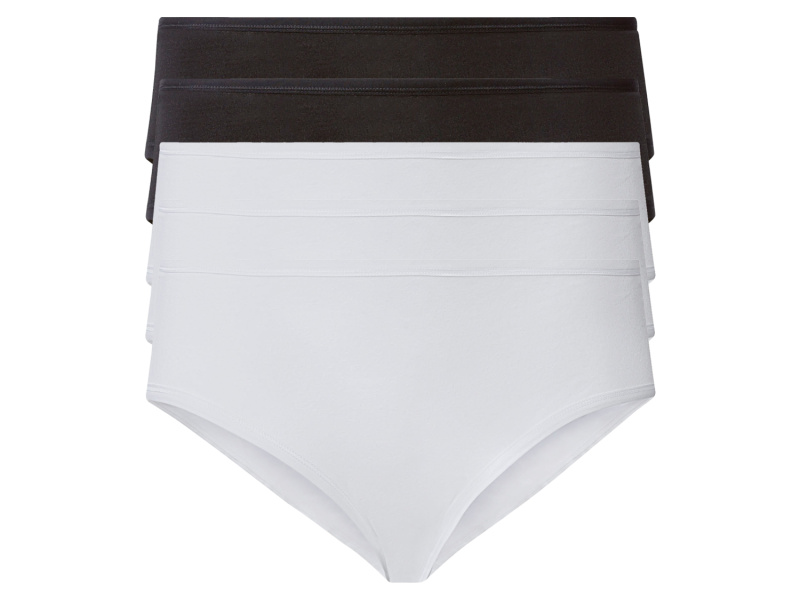 esmara® Dámské kalhotky Xxl, 5 kusů (3Xl(56/58), černá/bílá)