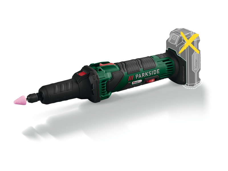 Parkside® Aku přímá bruska Pgsa 20-Li A1 – bez akumulátoru a nabíječky