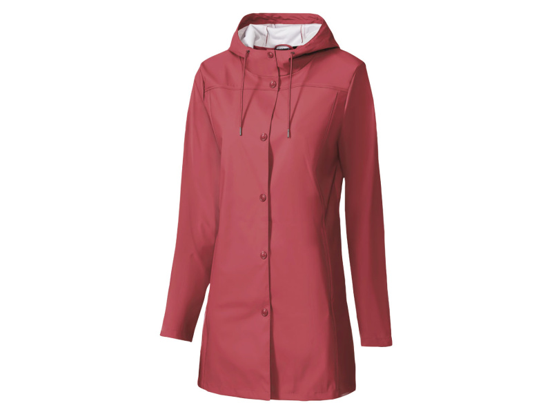 Crivit Dámská nepromokavá parka (červená, XS (32/34))