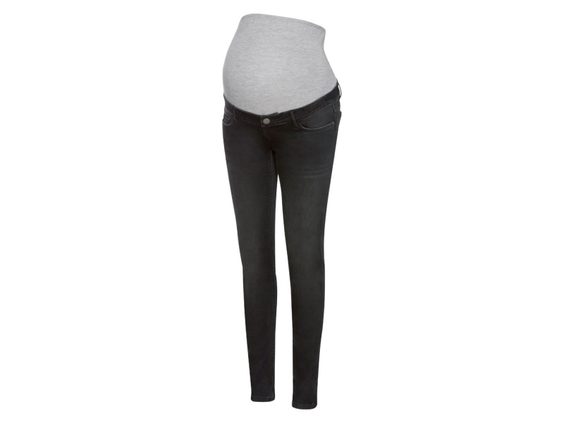 esmara® Dámské těhotenské džíny "Super Skinny Fit" (44, černá)