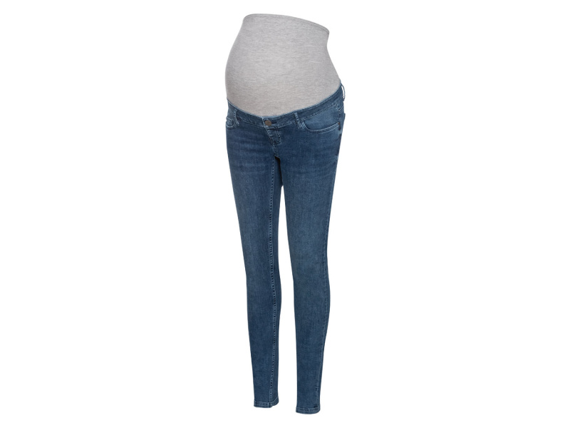 esmara® Dámské těhotenské džíny "Super Skinny Fit" (42, tmavě modrá)