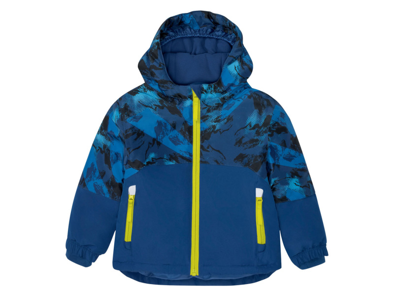 lupilu® Chlapecká lyžařská bunda (86/92, vzorovaná / navy modrá)