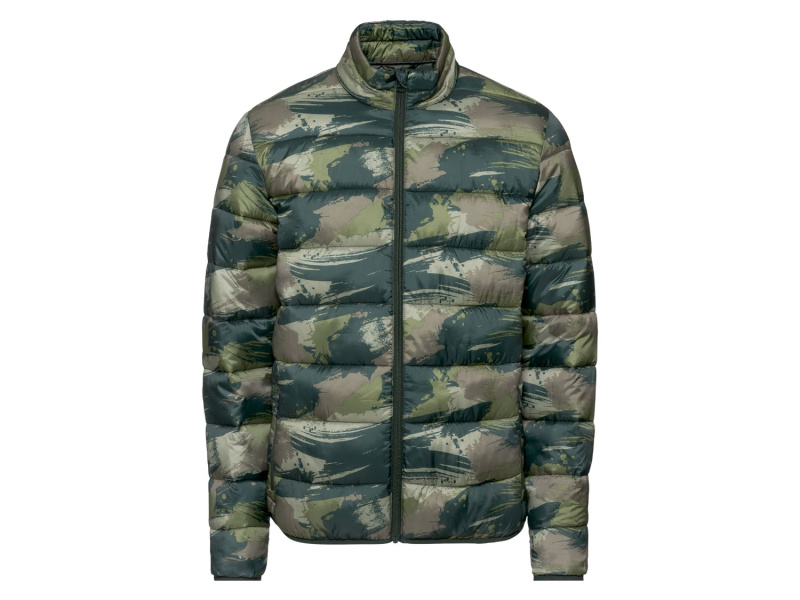 Livergy® Pánská prošívaná bunda (zelená, XL (56/58))