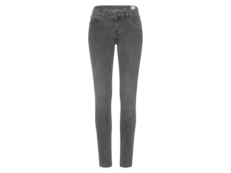esmara® Dámské džíny „Super Skinny Fit“, 3 délky (34, krátké, šedá)